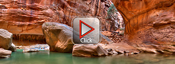 Zion National Park - Zion Narrows 360 Degree Panorama